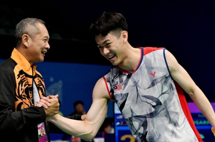 Wong Tat Meng berkata Lee Zii Jia mesti mendapatkan semula prestasi terbaik untuk Sukan Olimpik LA 2028. (Foto: AFP)