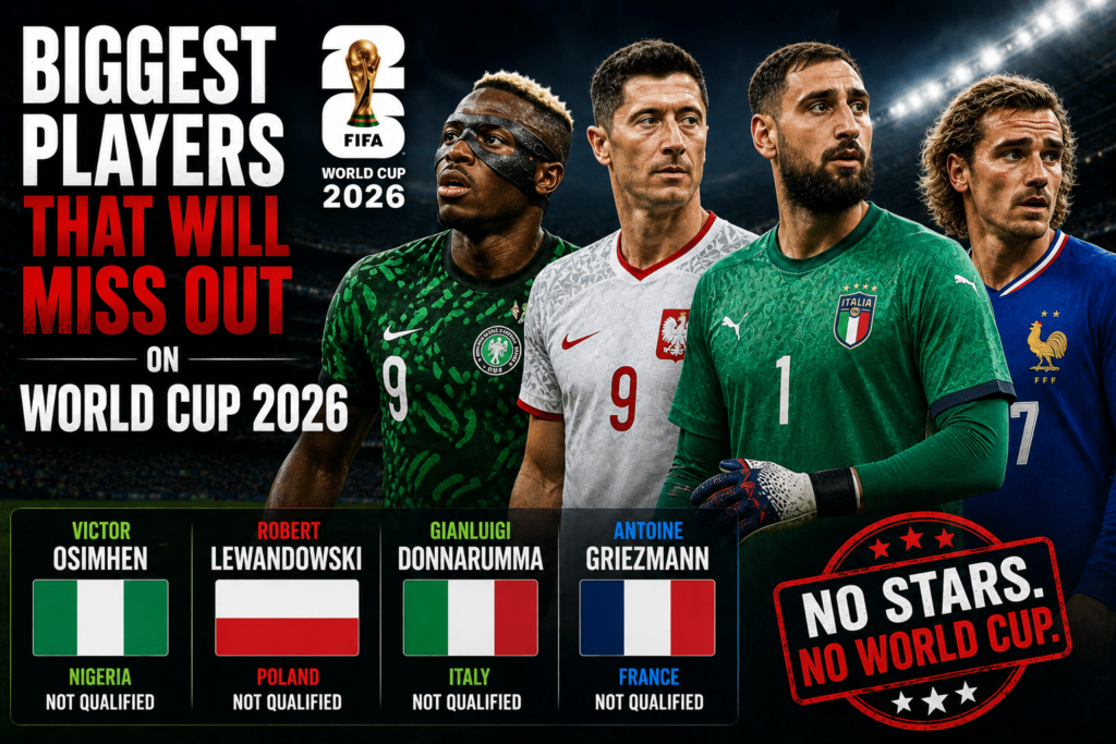 Pemain Terbesar Hilang Piala Dunia 2026