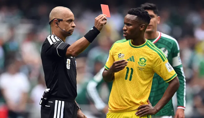 Mexico lwn Afrika Selatan Pembuka Piala Dunia Mencipta Sejarah Dengan Tiga Kad Merah | Sukan FOX