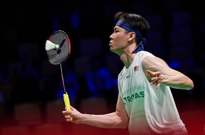 Lee Zii Jia mara pada kejohanan badminton Terbuka Kanada selepas Kidambi Srikanth bersara pada pusingan pertama. (Foto: AFP)